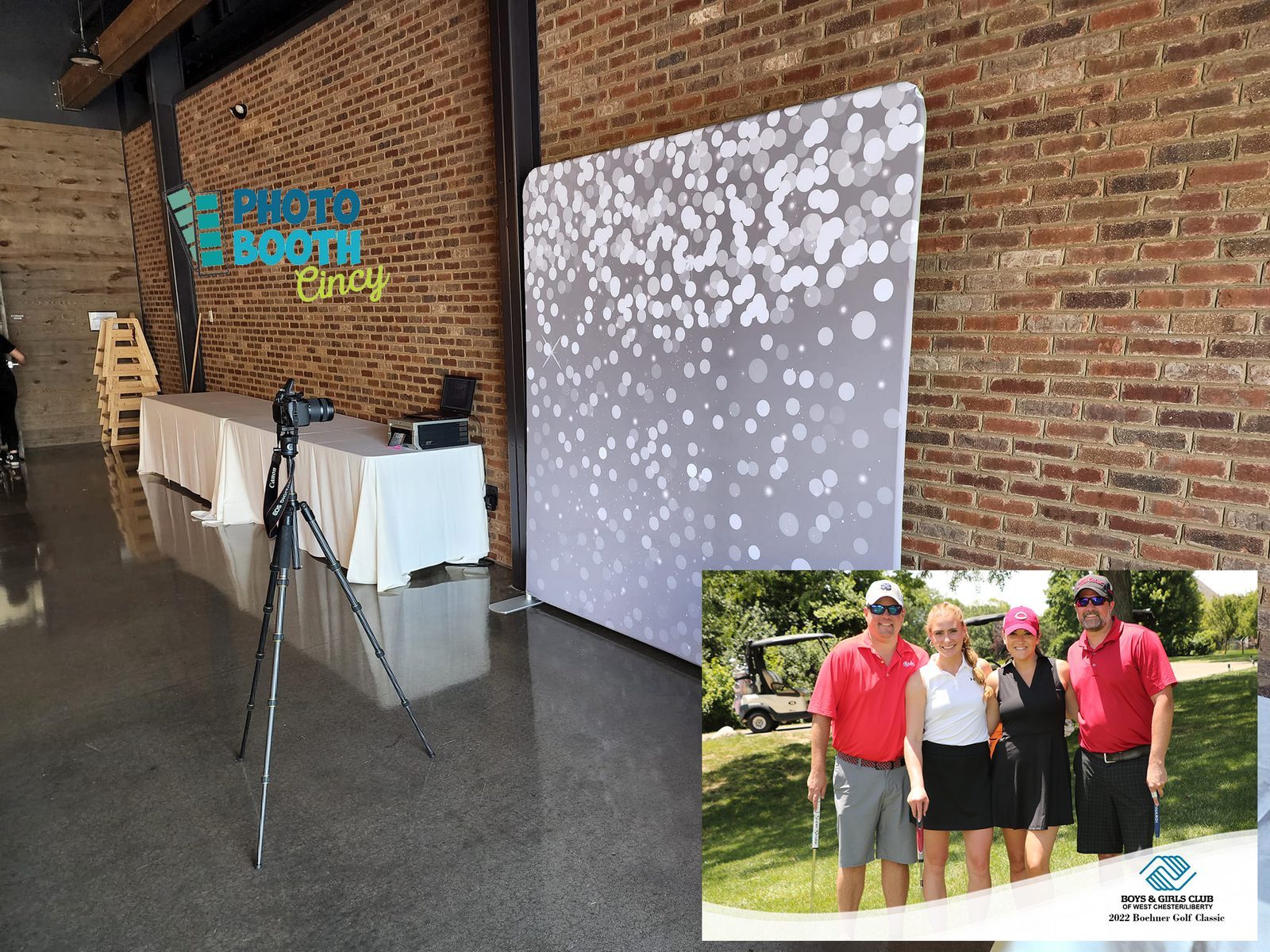 Instant Print VIP photo booth rental Cincinnati Ohio